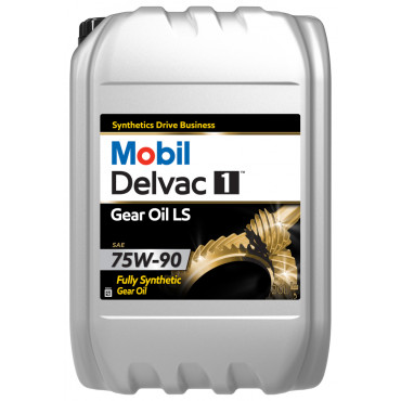 Mobil Delvac 1 Gear Oil LS 75W-90, 20л