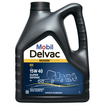 Mobil Delvac Modern 15W-40 Super Defense V4, 4л