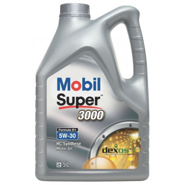 Mobil Super 3000 Formula D1 5W-30, 5л