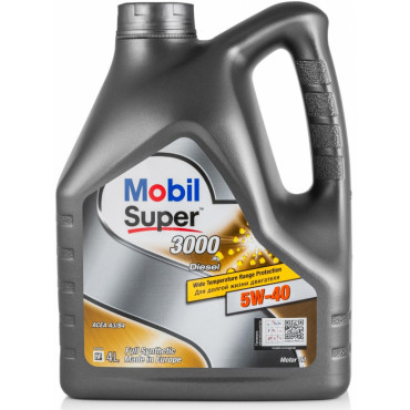 Mobil Super 3000 Diesel 5W-40, 4л
